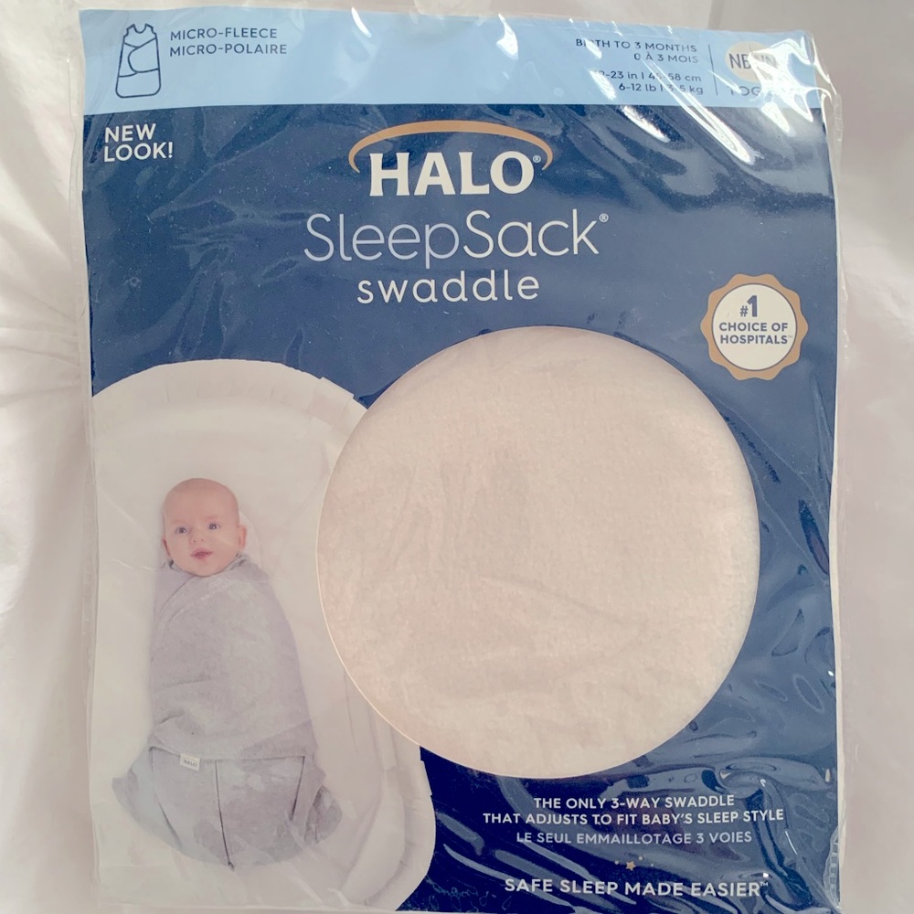 Halo sleepsack swaddle TOG 3.0, micro-fleece